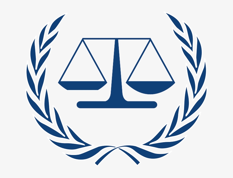 Blue, Symbol, Law, Tree, Hammer, Scale, Logos, Emblem - Logo Of International Court Of Justice, transparent png download