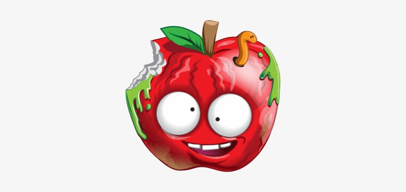 Awful Apple - Grossery Gang Series Characters, transparent png download