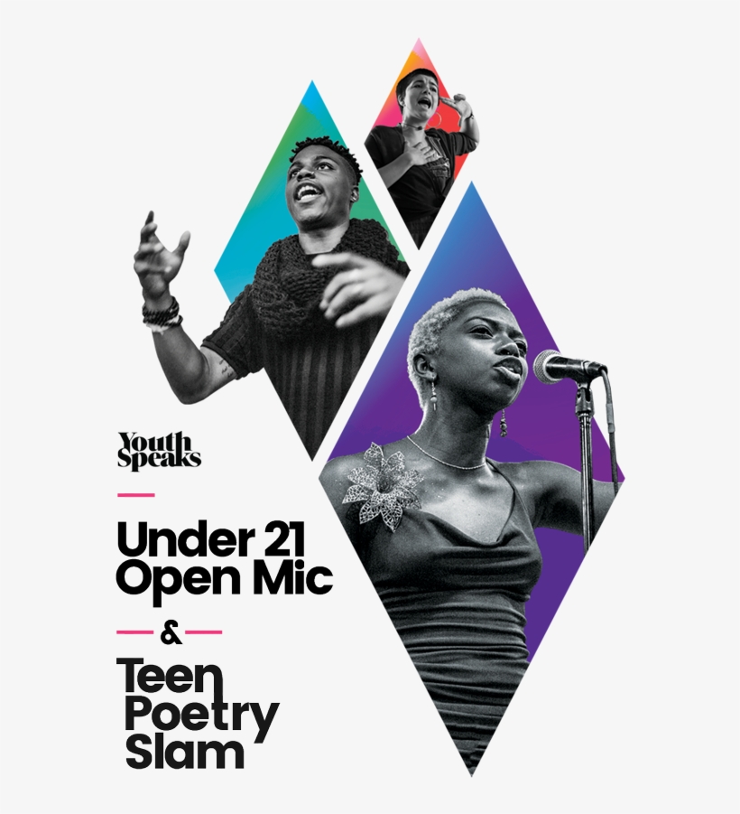 Under 21 Open Mics & Teen Poetry Slam - Youth Speaks, transparent png download