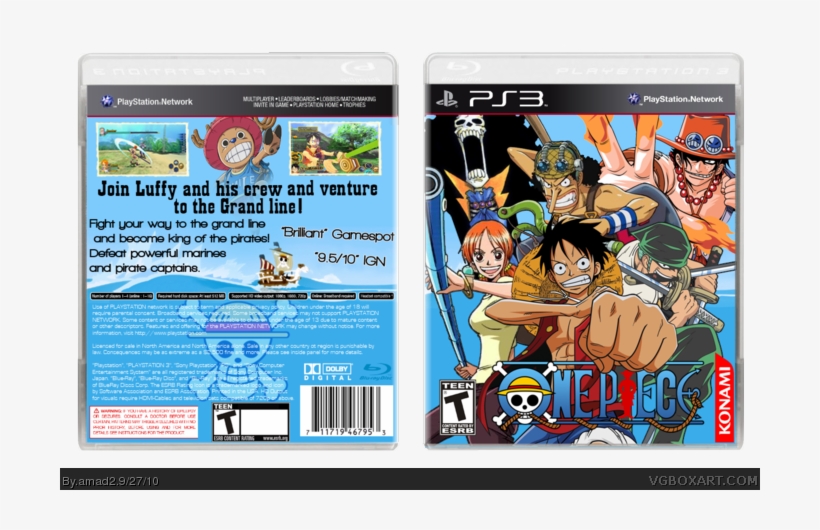 One Piece Box Art Cover - One Piece, transparent png download