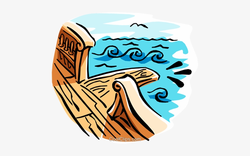 Gang Plank Royalty Free Vector Clip Art Illustration - Walk The Plank Clipart, transparent png download