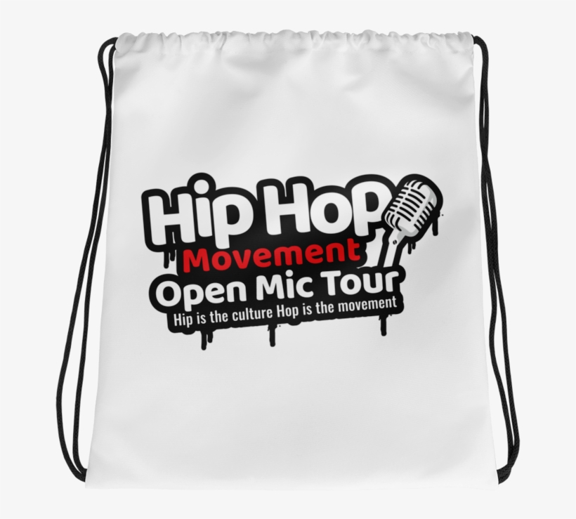 Image Of Hip Hop Movement Open Mic Tour Drawstring - Drawstring Bag, transparent png download