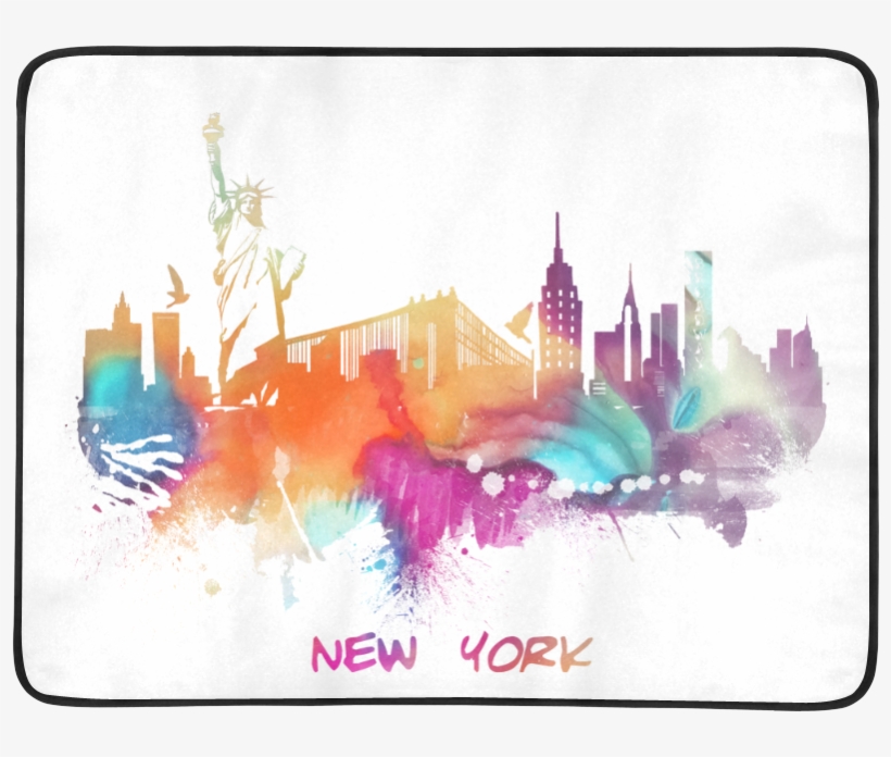 New York City Skyline Color, transparent png download
