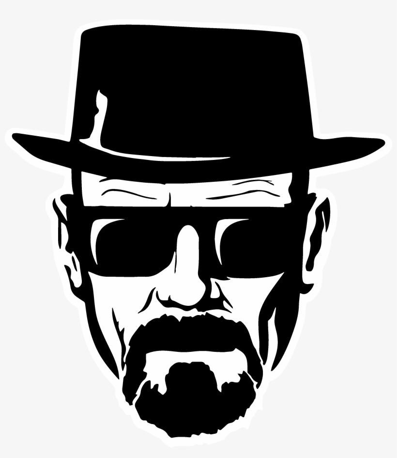 Walter White Jesse Pinkman Sticker Decal Art - Breaking Bad Art Heisenberg, transparent png download