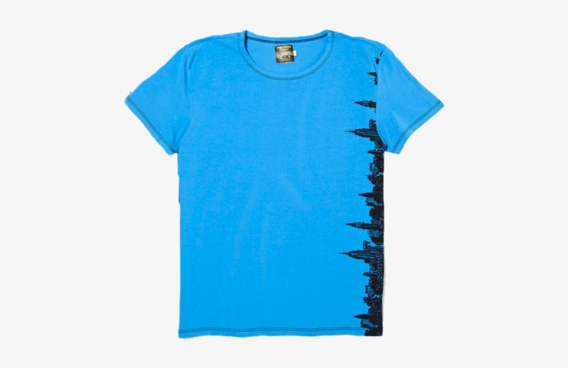 Nyc Skyline Crew Tee - Dickies Eds Signature Unisex V-neck Scrub Top, transparent png download