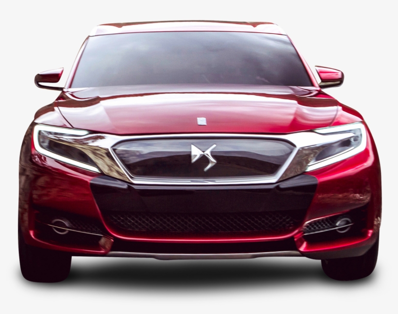 Red Citroen Ds Wild Rubis Front View Car Png Image - Car Front View Png, transparent png download