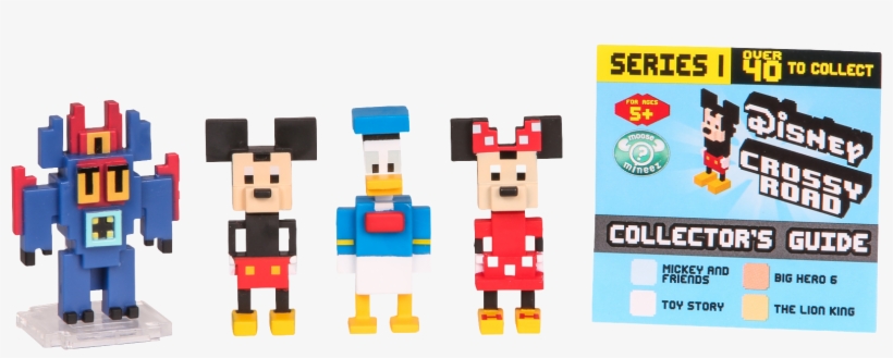 Id71001pk - Disney Crossy Road 4 Pack Mini Figurine - Blind Pack, transparent png download
