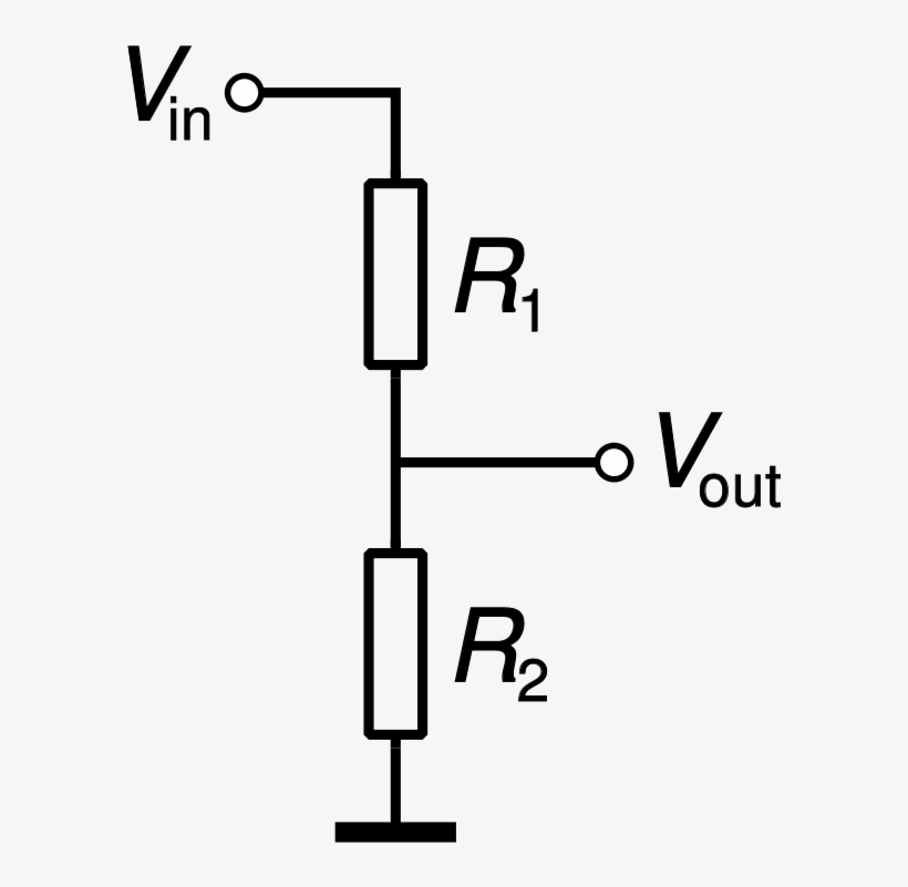 File - Voltage Divider - Svg - Transient Suppression Diode, transparent png download