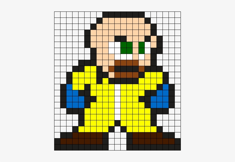 Walter White Beat Spride Perler Bead Pattern / Bead - Cloak And Dagger Perler Beads, transparent png download
