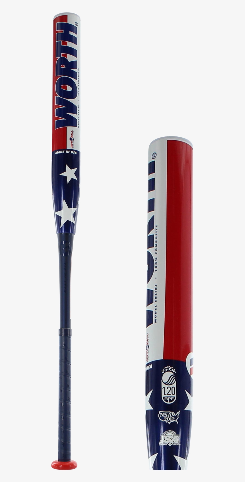 Worth Liberty Jeff Hall Usssa Slow Pitch Softball Bat - Worth Liberty Jeff Hall Usssa Slow Pitch Softball Bat:, transparent png download