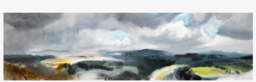 Rain, Passing Blue - Painting, transparent png download