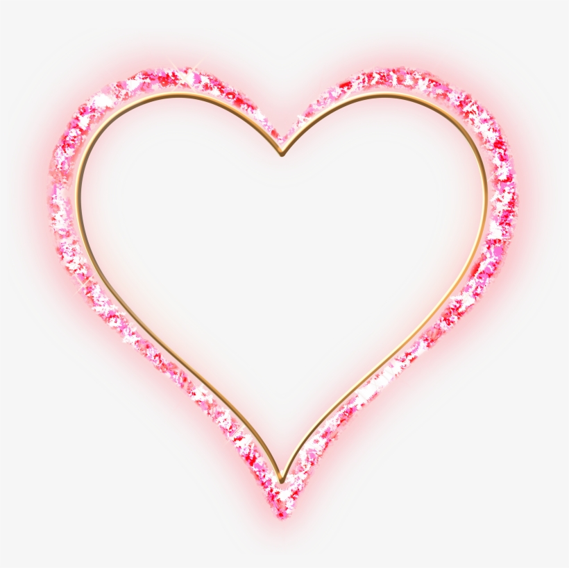 Png Cliparts Clip Freeuse - Pink Heart Frame Png, transparent png download