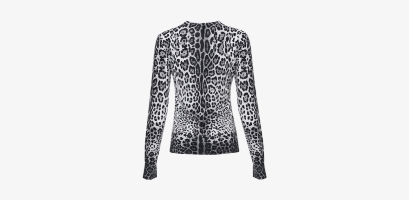 Cheetah-print Cardigan - Jacket, transparent png download