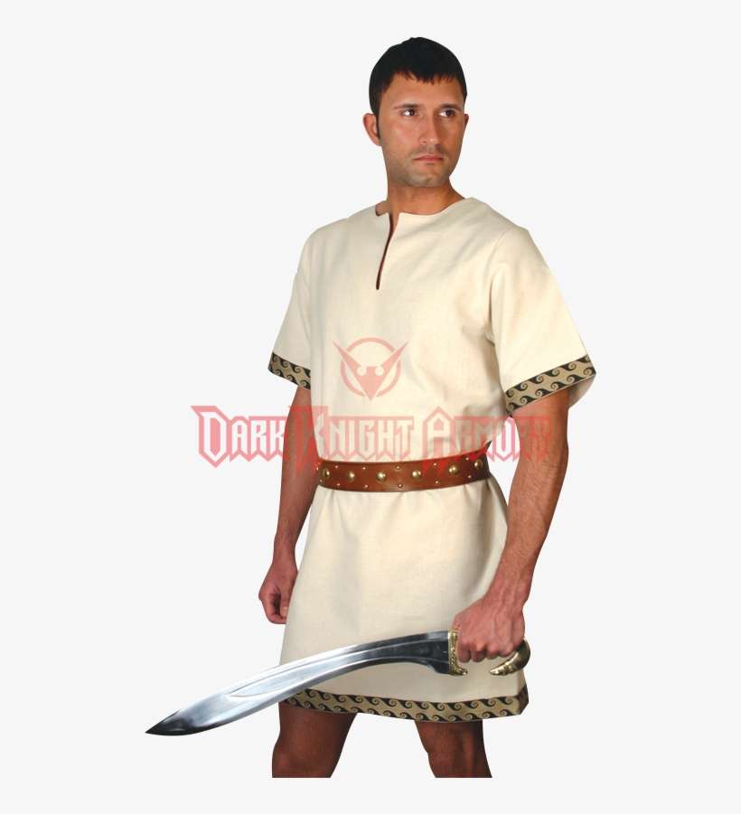 Greek Tunic - Medieval Greek Clothing, transparent png download