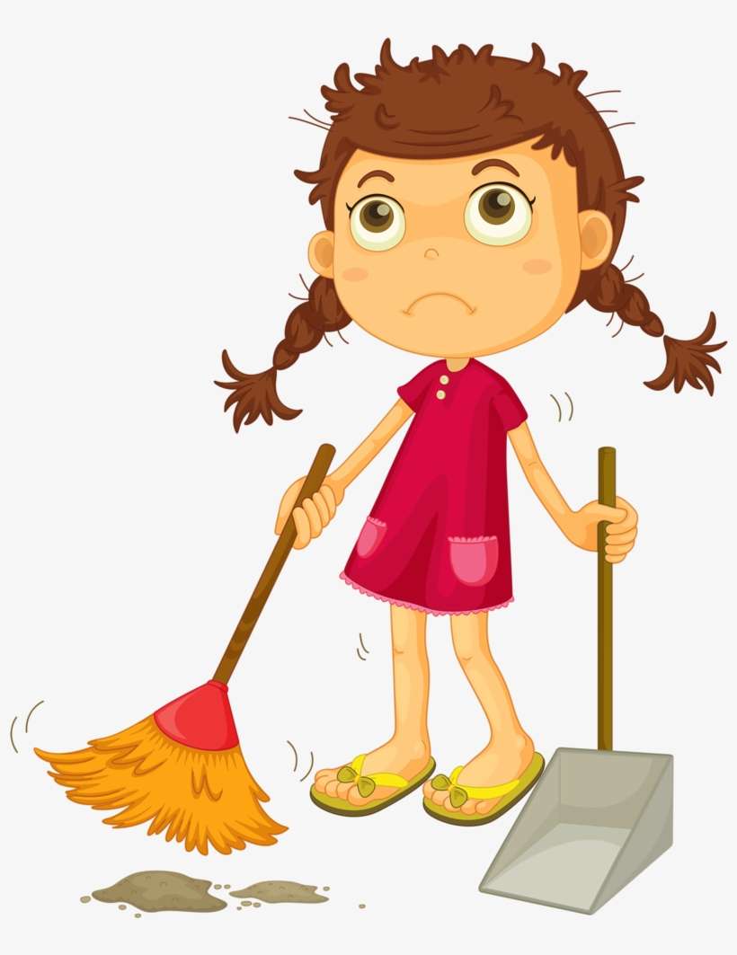 Cleaning Supplies - Sweep The Floor Clipart, transparent png download