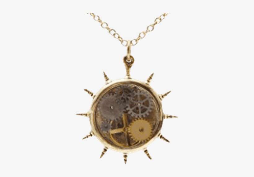 Kinetic Wheel Steampunk Necklace - "kinetic Wheel Steampunk Necklace", transparent png download