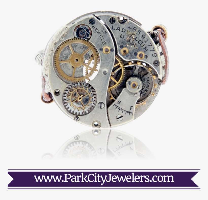 Wire, Geared, Watch Movement Steampunk Ring - Elk Ivory Engagement Rings, transparent png download