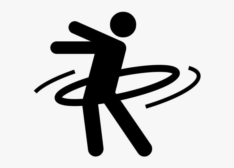 Hula Hoop Rubber Stamp - Hula Hoop Icon Png, transparent png download