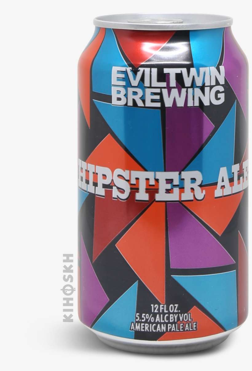 Eviltwin Hipsterale K V=1534930396 - Evil Twin Williamsburg Hipster Ale - Evil Twin Brewing, transparent png download