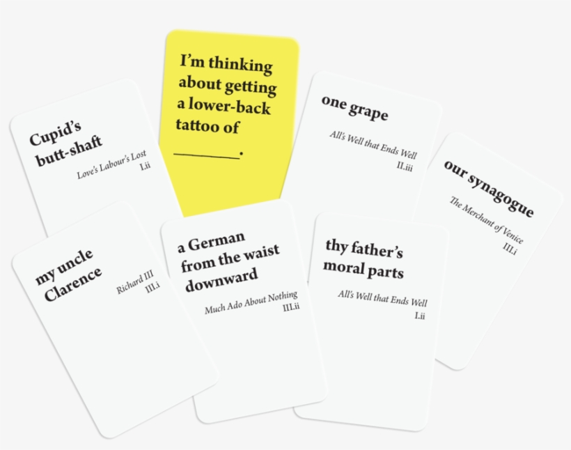 Bards Dispense Profanity - Bards Dispense Profanity Cards, transparent png download