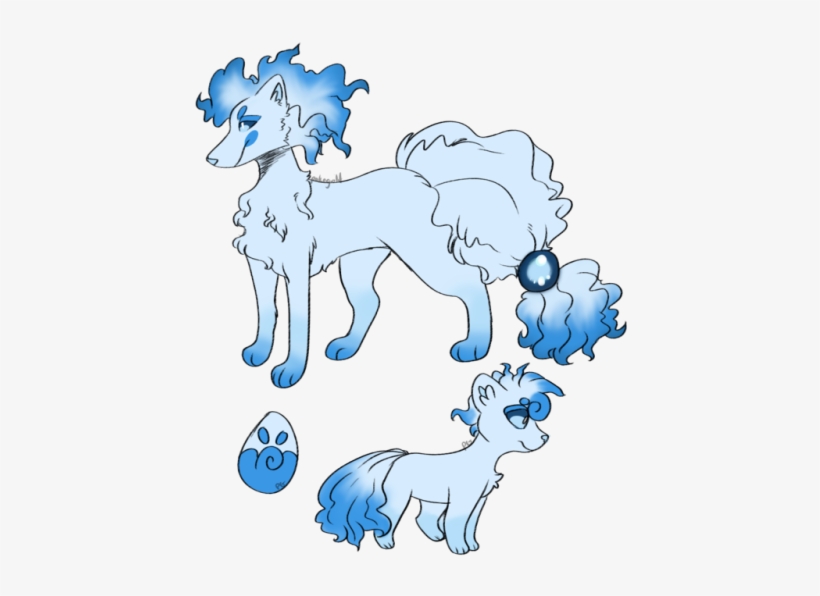 A Alolan Ninetails X Zoroark Mix - Horse, transparent png download