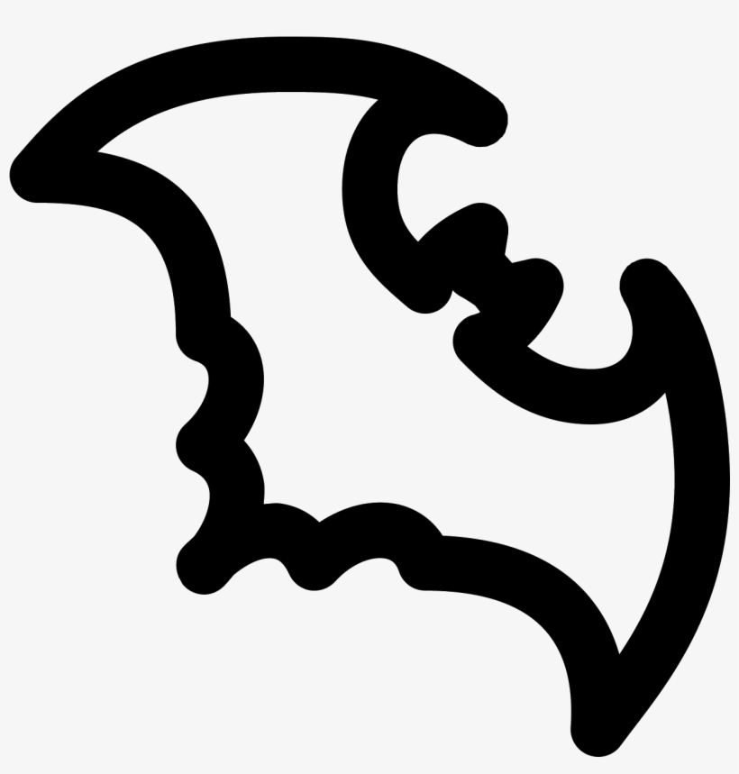 The Bat Is A Symmetric Design - Calligraphy, transparent png download