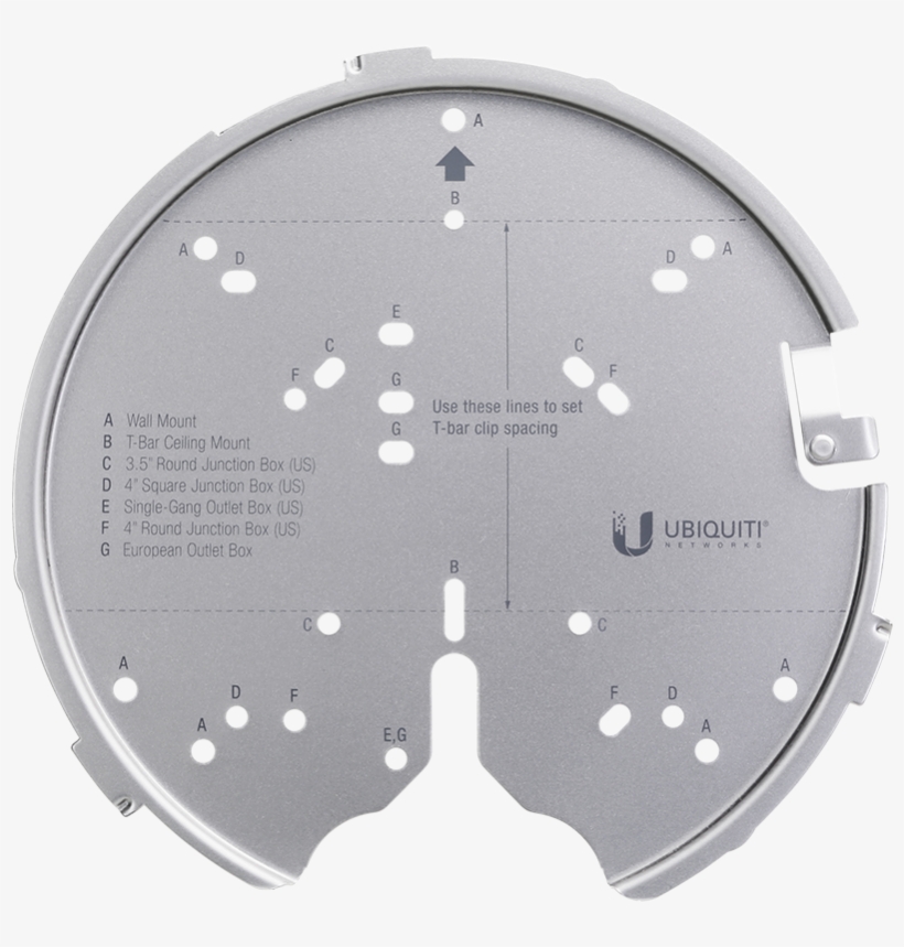 Unifi Professional Mounting System - Ubiquiti Ac Pro Mounting Bracket, transparent png download