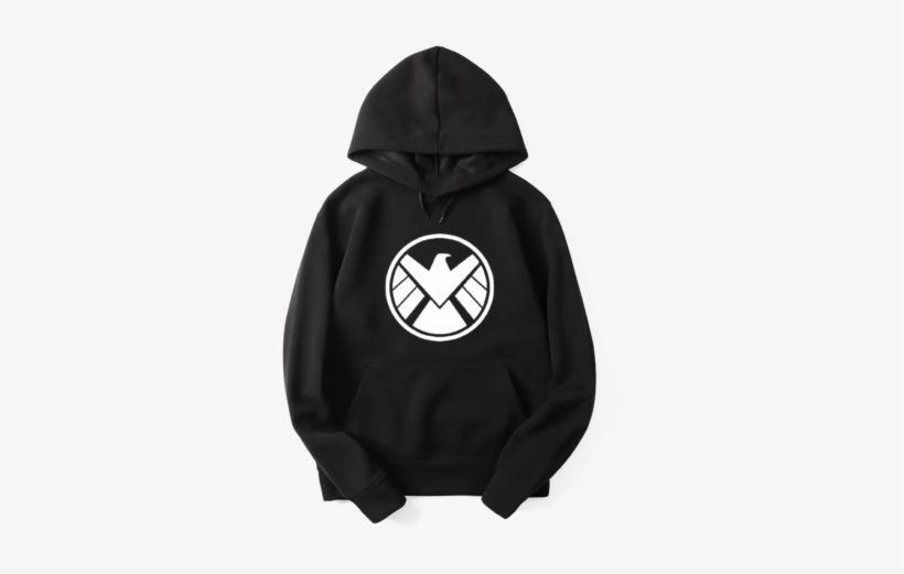 Captain America- Winter Soldier Superhero Sweatshirt/hoodie - Hoodie Womens Front And Back, transparent png download