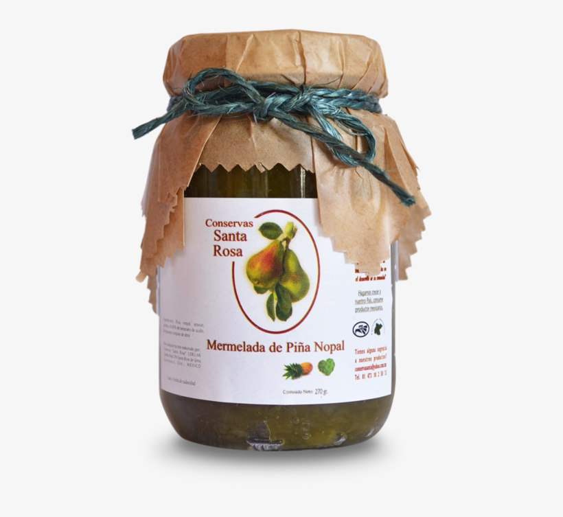 Mermeladas De Frutas Con Nopal Santa Rosa - Mermelada De Nopal Casera, transparent png download