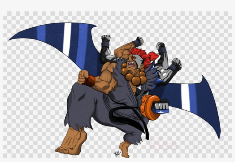 Akuma Clipart Marvel Super Heroes Vs - Marvel Vs Capcom 2 Gouki, transparent png download