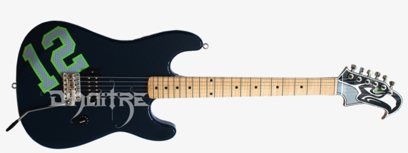 Beauty Of The Seattle Seahawks - Seahawks Guitar, transparent png download