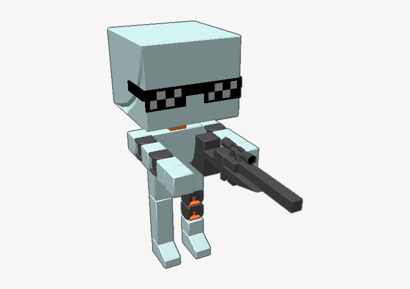 Features "deal With It" Sunglasses And An Oversimplified - Revolver, transparent png download