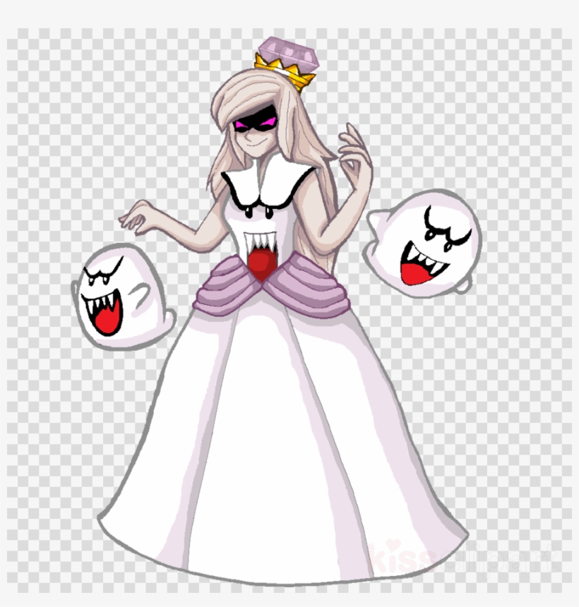Boos Clipart Super Mario Sunshine Luigi's Mansion - Bowser Super Mario Girl, transparent png download