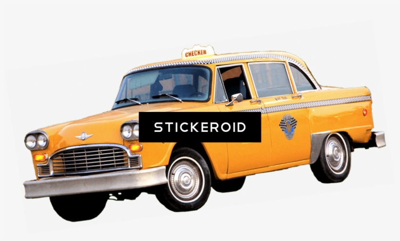 Yellow Taxi - Checker Marathon, transparent png download