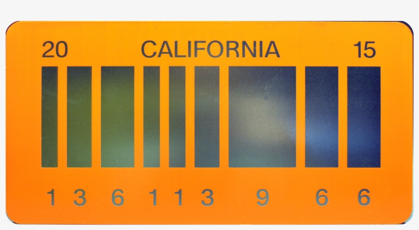 Delorean Time Machine - Back To The Future 2015 License Plate, transparent png download