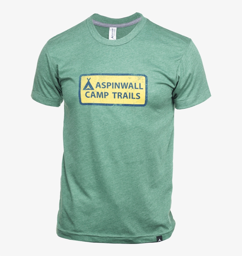 Aspinwall Camp Trails Pine 4 - Active Shirt, transparent png download