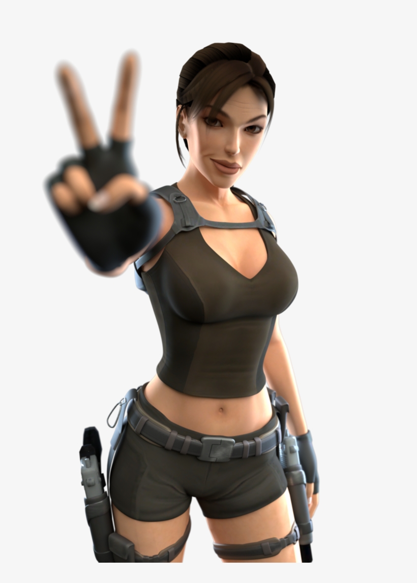 Lara Croft Png, Download Png Image With Transparent - Lara Croft No Background, transparent png download