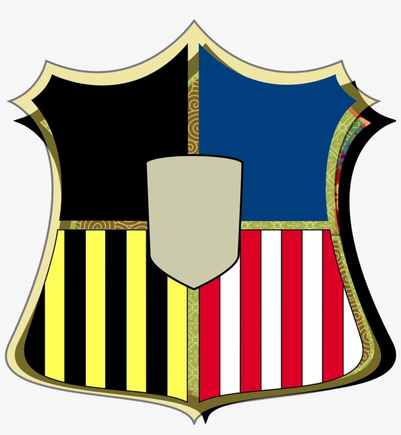 Shield,coat Of - Black And Blue Coat Of Arms Logo Png, transparent png download