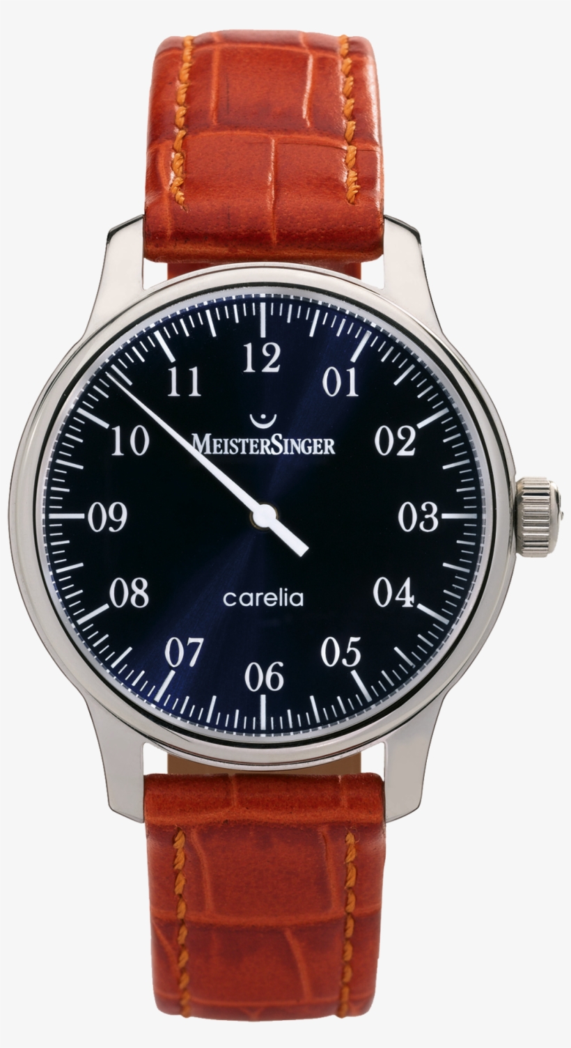 Meistersinger Men's Pangaea Watch - Blue, transparent png download