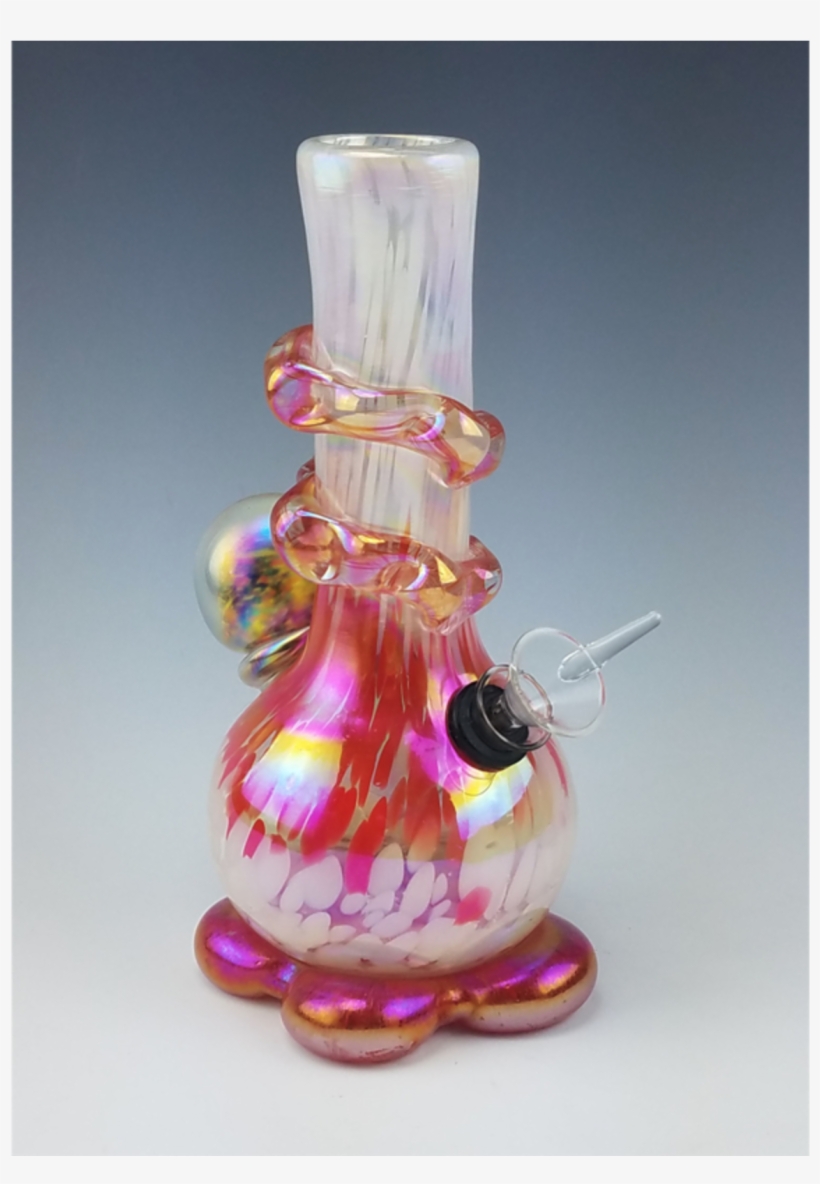 Red & White Tear Drop With Marble Wrap & Base Soft - Figurine, transparent png download