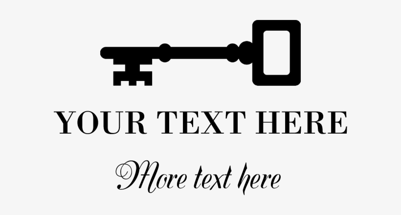 Old Vintage Key Classic Thong - Custom Old Vintage Key Note Cards, transparent png download