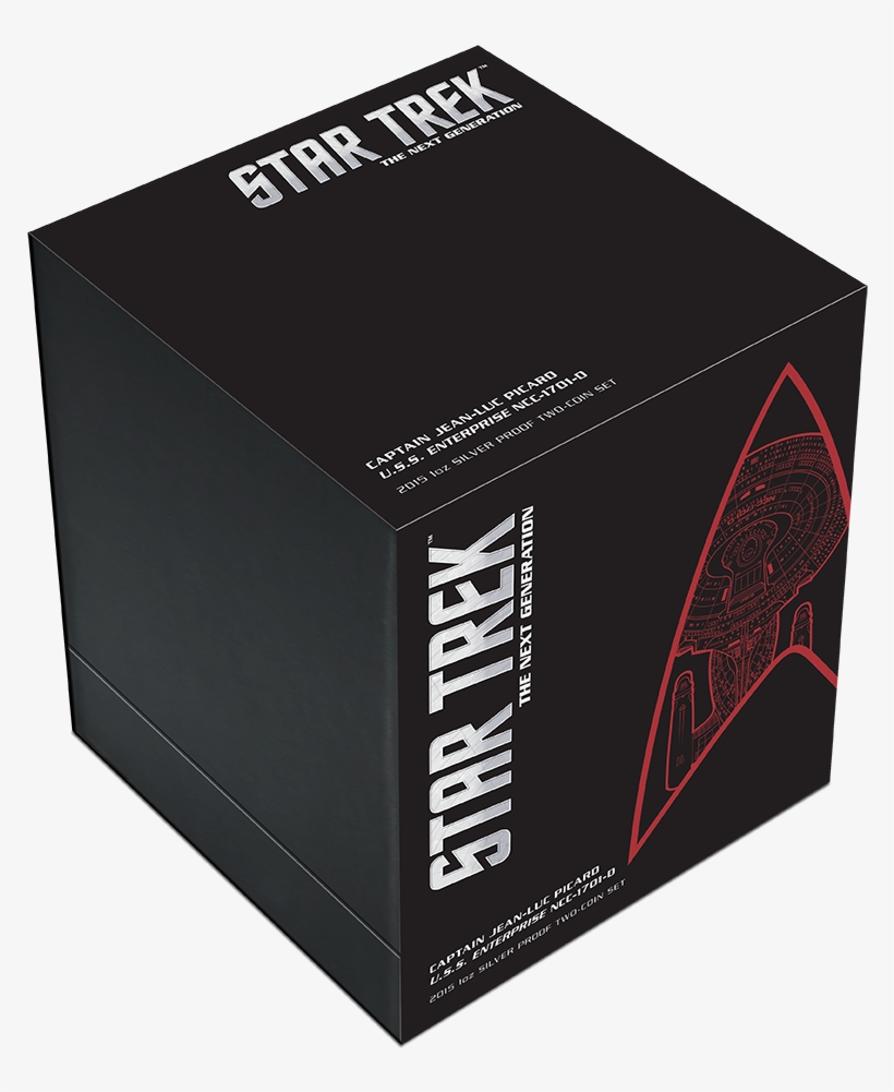 2015 2 X 1 Oz Silver Proof Coin - Star Trek, transparent png download