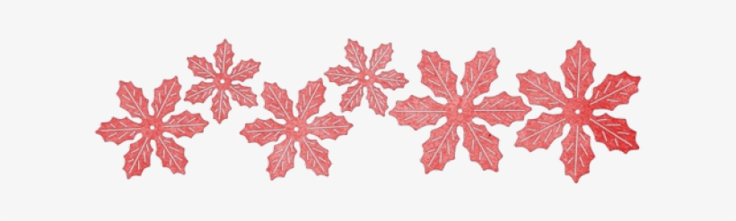 Cheery Lynn Designs B324 Poinsettia Strip, transparent png download
