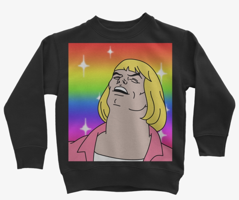 Hey Ya He Man Classic Kids Sweatshirt - Shirt, transparent png download