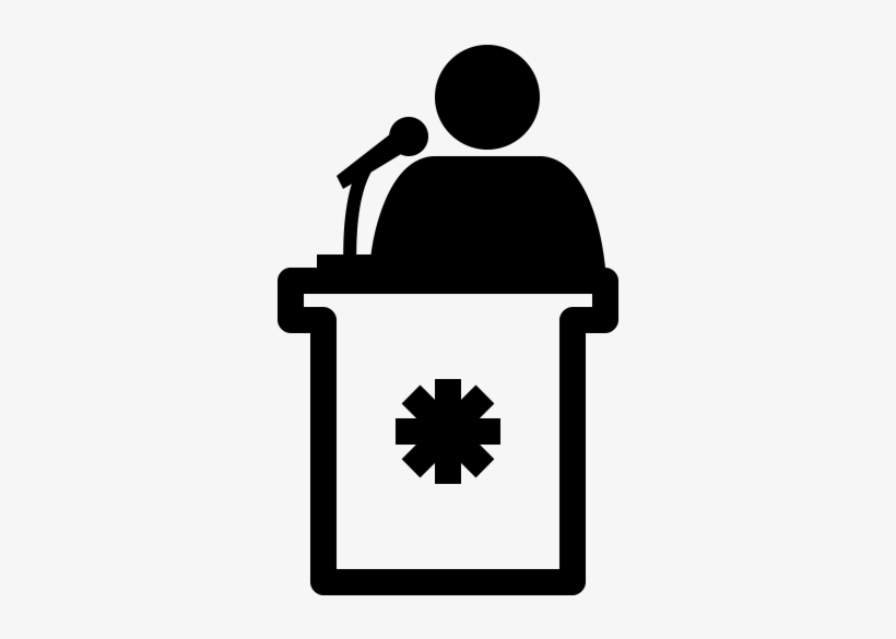 Public Speech Rubber Stamp - Public Speaking, transparent png download