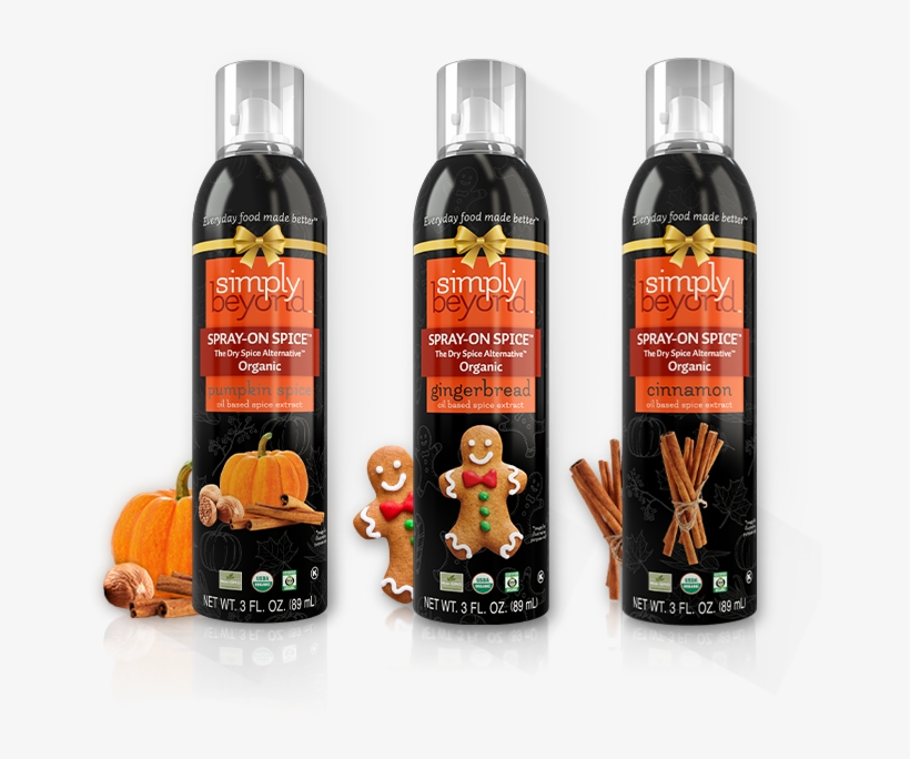 Simply Beyond Has Created A New Pumpkin Spice Spray - Simply Beyond - Organic Spray On Spice Gingerbread, transparent png download