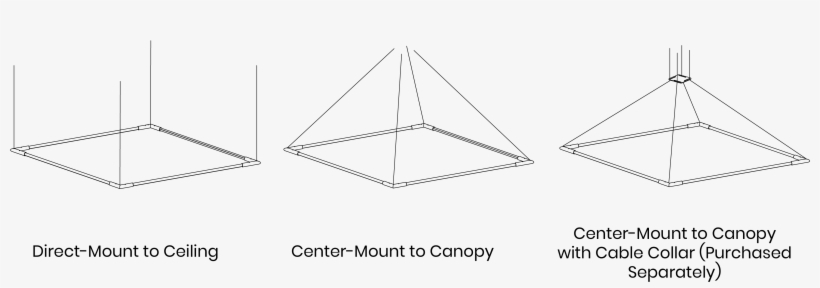 Juniper Suspended Lighting Mounting Orientation Thin - Lighting, transparent png download