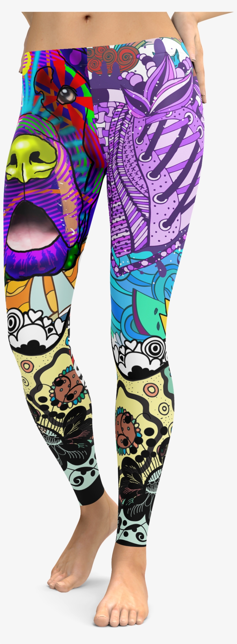 Great Dane Dog Breed Leggings - Dog Breed, transparent png download