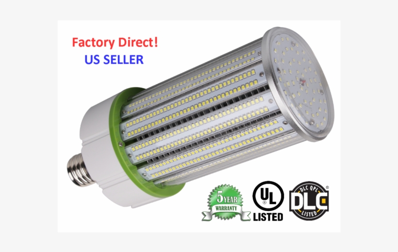 120w Led Corn Cob Bulb 5700k E39 W/cover Ul Dlc, Replacement - 80w Corn Bulb, transparent png download