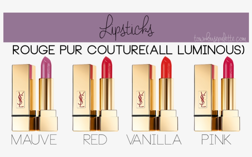 Spring Because Of The Pink And The Pinkish-purple (top - Ysl Rouge Pur Couture, Purple, transparent png download